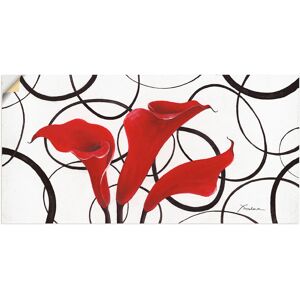 Artland Wandbild »Callas«, Blumen, (1 St.), als Leinwandbild, Wandaufkleber... Farbe Bild(er): schwarz Größe