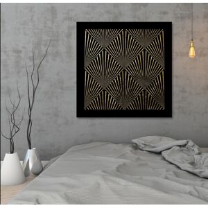Leonique Acrylglasbild »Abstrakte Formen - Acrylbilder mit Blattgoldfarben... Farbe Bild(er): Gold Größe