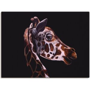 Artland Leinwandbild »Giraffen Portrait«, Wildtiere, (1 St.), auf Keilrahmen... Farbe Bild(er): bunt Größe