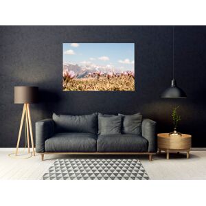 queence Acrylglasbild »Ezzo«, Natur-Landschaft-Wiesen & Bäume-Berge-Berge &... Farbe Bild(er): blau Größe