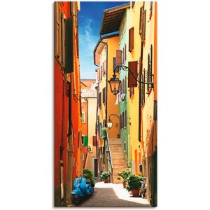 Artland Wandbild »Altstadtgasse Riva del Garda«, Architektonische Elemente,... Farbe Bild(er): bunt Größe