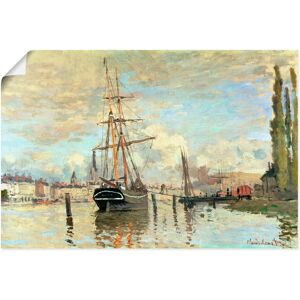 Artland Wandbild »Die Seine in Rouen. 1874.«, Boote & Schiffe, (1 St.), als... Farbe Bild(er): naturfarben Größe