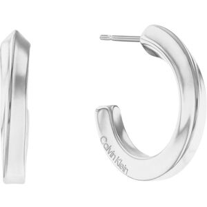 Calvin Klein Paar Creolen »Schmuck Edelstahl Ohrschmuck Damenohrringe... edelstahlfarben Größe
