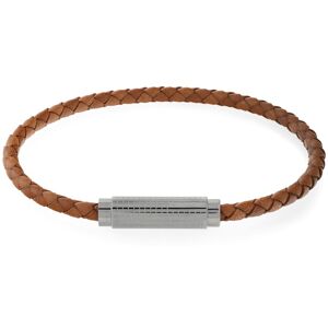 Calvin Klein Armband »Schmuck Edelstahl Armschmuck Lederarmband ARCHITECTURAL« braun-grau Größe