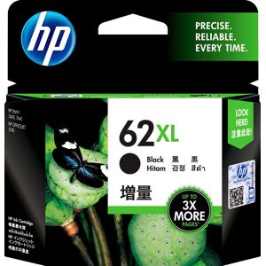 HP Tintenpatrone »62XL«, (1 St.), original Druckerpatrone 62 schwarz XL schwarz Größe