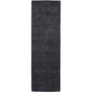 carpetfine Wollteppich »Gabbeh Uni, auch als Läufer und Rund erhältlich«,... grau Größe B: 80 cm 1 St.