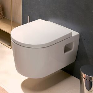 Hansgrohe EluPura Original S Wand WC Set 540 AquaChannel Flush, HygieneEffect mit WC-Sitz mit SoftClose und QuickRelease, Badkeramik, weiß