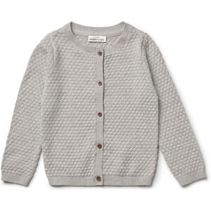 Tchibo - Baby-Strickjacke - Baby - Gr. 62/68 - hellgrau