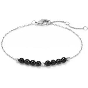 Tchibo Obsidian-Armband - Tchibo - Silber Messing unisex