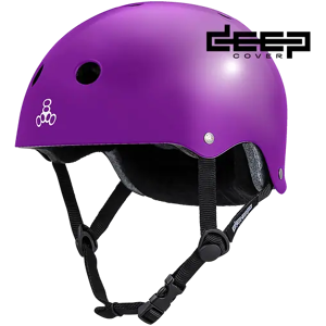 Triple Eight Deep Cover Helm (Purple Glossy)