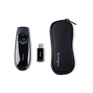 Kensington Presenter Kensington Expert K72426EU, Reichweite 45 m, Joystick-Cursor, USB-Receiver, grüner Laserpointer, schwarz