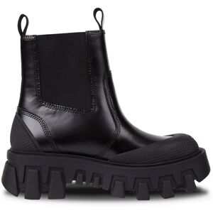 Klassische Stiefeletten Tommy Jeans Tjw Chunky Chelsea Mix Material EN0EN02375 Schwarz 37 female