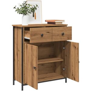 vidaXL Sideboard Artisan-Eiche 70x30x80 cm Holzwerkstoff - Braun