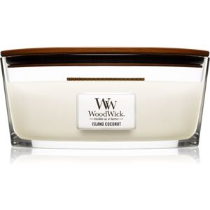 Woodwick Island Coconut Duftkerze mit holzdocht (hearthwick) 453 g