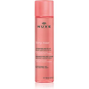 Nuxe Very Rose Radiance Peeling Lotion Aufhellendes Peeling für alle Hauttypen 150 ml