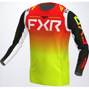 FXR Helium RaceDiv Motocross Jersey XL Rot Gelb