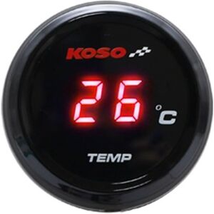 KOSO i-GEAR Wassertemperaturmesser rotes Display rot