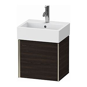 Duravit XViu Waschtisch-Unterschrank XV4231RB169 43,4x33,4x39,7cm, champagner matt, Tür rechts, nussbaum gebürstet