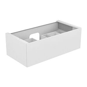 Keuco Edition 11 Unterschrank 31351270000 105 x 35 x 53,5 cm, Glas satiniert, Lack Weiss
