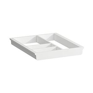 LAUFEN Space Ordnungssystem H4954071606311 32x4,5x37,4cm, für große Schubladen, weiß