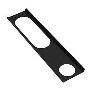 Hewi Ablage 950.13.0018SC 470mm, pulverbeschichtet, dunkelgrau perlglimmer tiefmatt, links
