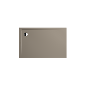Kaldewei Superplan Duschwanne 386347982671 100x170x2,5cm, mit Träger flach, Secure Plus, warm grey60