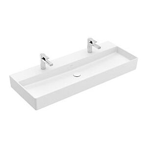 Villeroy und Boch Villeroy & Boch Memento 2.0 Waschtisch 4A22CGRW 120 x 47 cm, Stone White C-plus, mit Hahnloch, ohne Überlauf