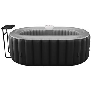 Vente-unique Aufblasbarer Whirlpool - 2 Personen - Schwarz - B-LUCKY