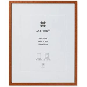 Manor - Holz-Bilderrahmen, 40x50cm, Braun