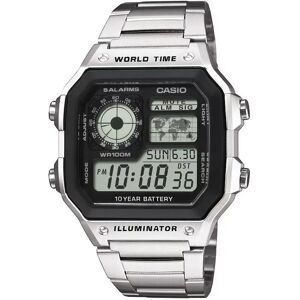 Casio - Digitaluhr, Timeless Collection Men, 42mm, Silber