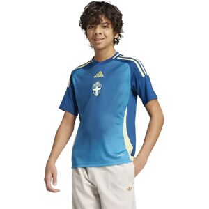 Adidas - Fussball Trikot, Kids Schweden Away, 140, Blau