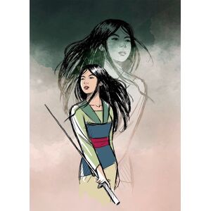Komar Vliestapete »Digitaldruck Vlies - Brave Mulan - Grösse 200 x 280 cm«,... bunt B/L: 200 m x 280 m