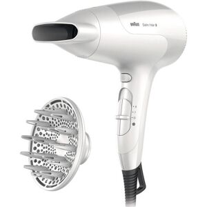 Haartrockner »Braun Haartrockner Satin Hair 3 HD 385 Diff«, 2000 W weiss