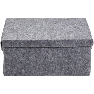 diaqua® Aufbewahrungsbox »Stone 31 x 21 x 14 cm, Grau«, (1 St.) Grau