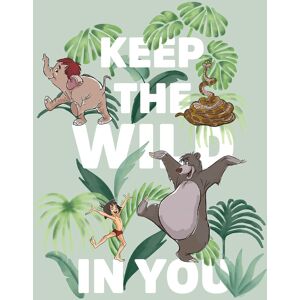 Komar Poster »Jungle Book Keep the Wild«, Disney, (1 St.), Kinderzimmer,... bunt