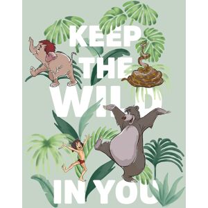 Komar Poster »Jungle Book Keep the Wild«, Disney, (1 St.), Kinderzimmer,... bunt