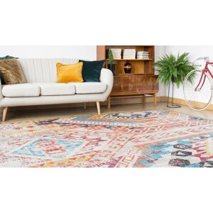 calo-deluxe Teppich »Emin 600«, rechteckig, 10 mm Höhe, reine Baumwolle,... orange/multi B: 120 cm 1 St.