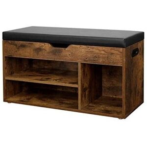 VASAGLE Truhe »80 x 30 x 44 cm« Braun