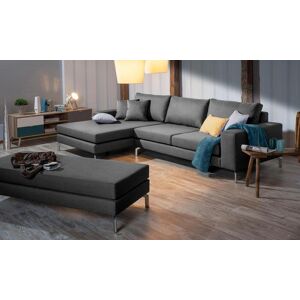 Max Winzer® Ecksofa »Flori«, mit Longchair links oder rechts, inklusive... anthrazit