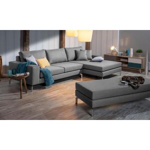 Max Winzer® Ecksofa »Flori«, mit Longchair links oder rechts, inklusive... hellgrau