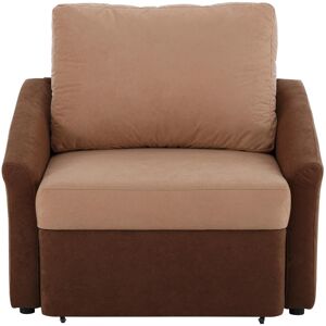 Home affaire Schlafsofa »Sleepy«, mit Schlaffunktion und Boxspring Federung braun
