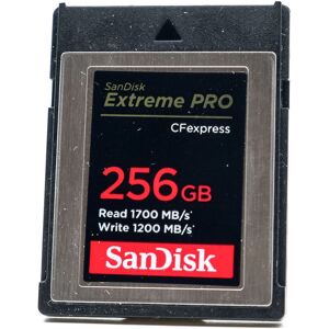 Gebraucht SanDisk 256GB Extreme PRO CFexpress Karte Type B Zustand: Ausgezeichnet
