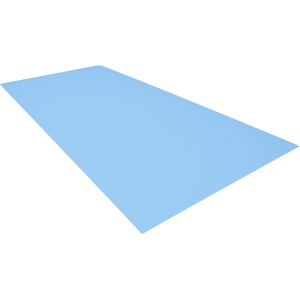 Heiro Schaumstoff Platte Blau 200cm x 100cm x 0,5cm RG 35/50 fest