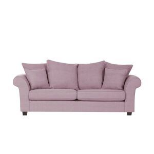 Höffner Sofa 3 Sitzer Norderney ¦ rosa/pink ¦ Maße (cm): B: 214 H: 71 T: 92