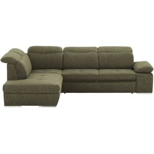 switch Ecksofa Avilla ¦ grün ¦ Maße (cm): B: 285 H: 86 T: 234