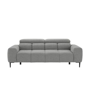 switch Sofa 3-sitzig aus Flachgewebe Plaza ¦ silber ¦ Maße (cm): B: 2
