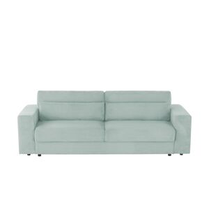 Höffner Big Sofa mit Schlaffunktion Branna ¦ grün ¦ Maße (cm): B: 250 H: 101