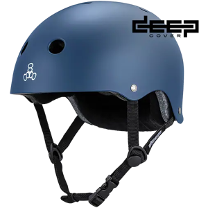 Triple Eight Deep Cover Helm (Navy Mat)