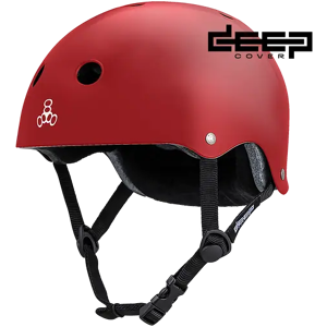Triple Eight Deep Cover Helm (Red Glossy)