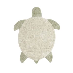 Lorena Canals - Sea Turtle Teppich, 110 x 130 cm, natur / olive